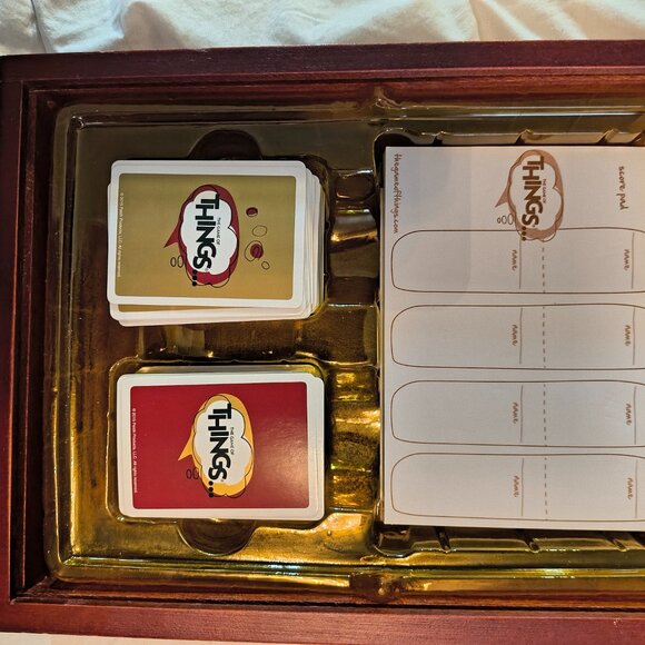 The Game of THINGS... Original Edition (Wooden Box) - Like New, Complete! *SOLD* - Picture 3 of 3